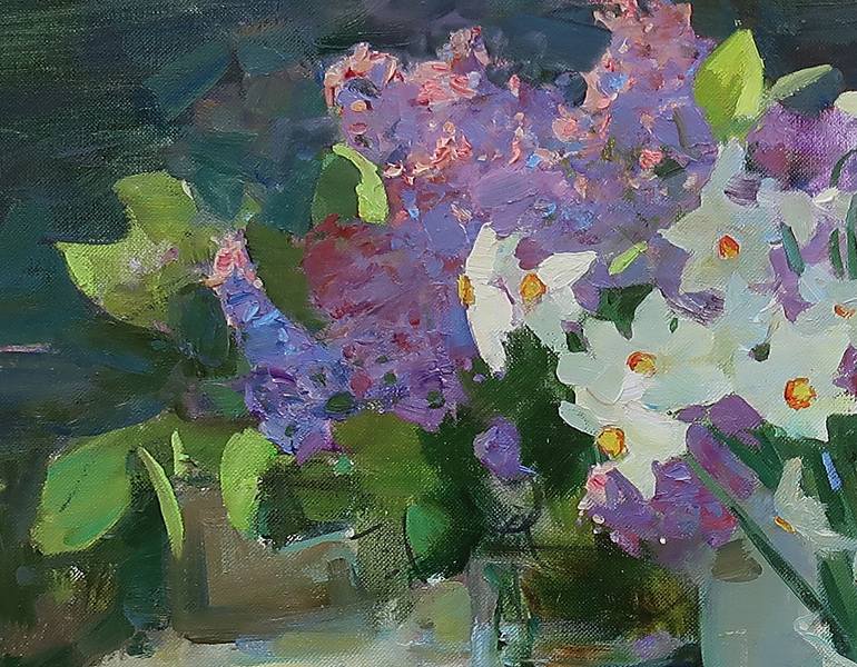 Original Impressionism Still Life Painting by Artidea Gallery