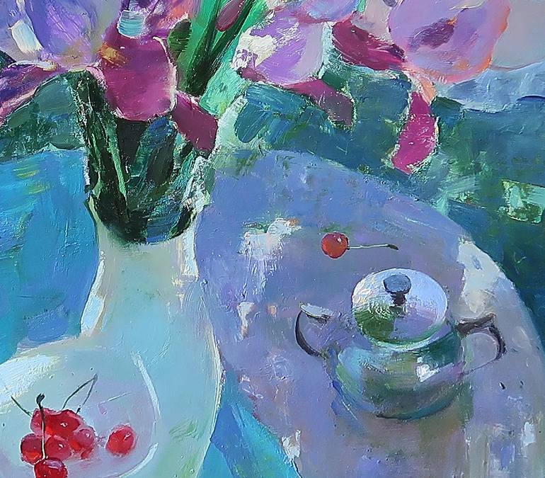 Original Impressionism Still Life Painting by Artidea Gallery