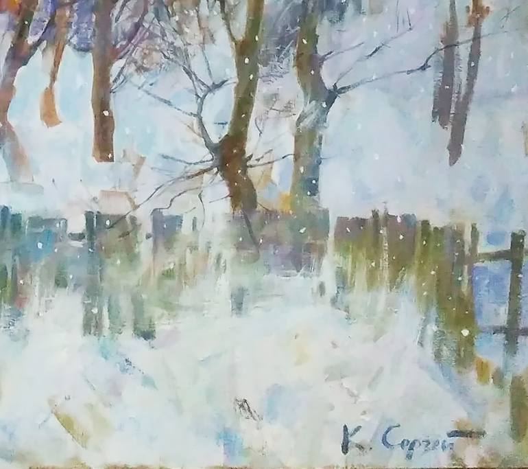 Original Impressionism Landscape Painting by Artidea Gallery