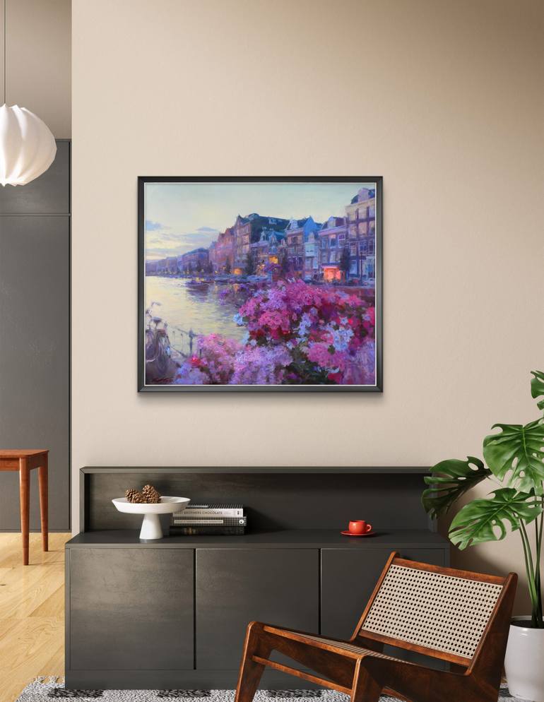 Original Expressionism Landscape Painting by Artidea Gallery