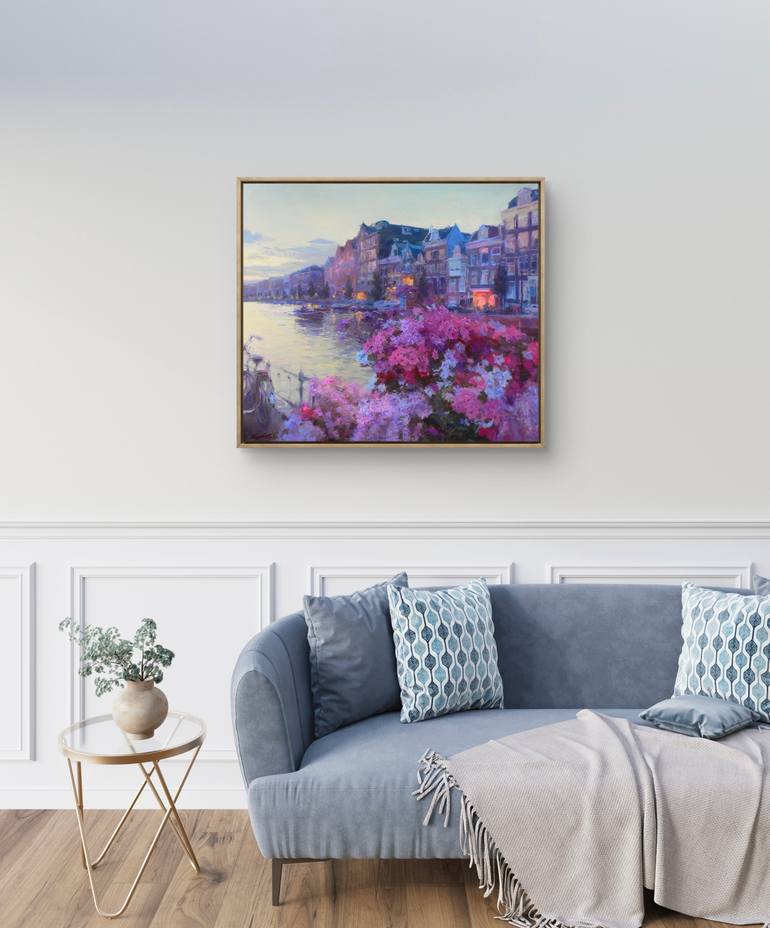 Original Expressionism Landscape Painting by Artidea Gallery