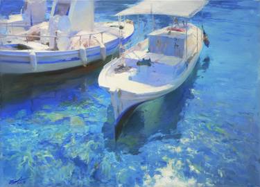 Original Photorealism Landscape Painting by Art Idea Gallery
