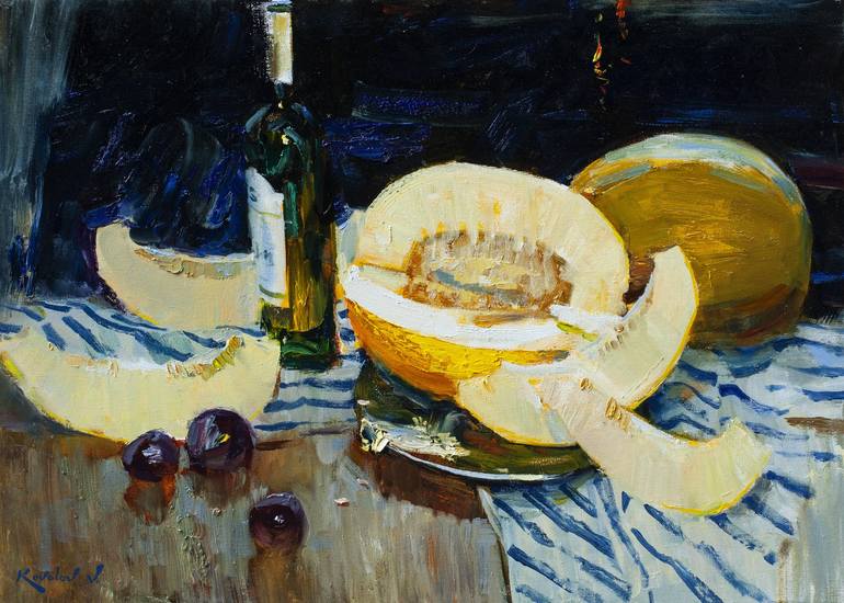 Print of Impressionism Still Life Paintings by Art Idea Gallery