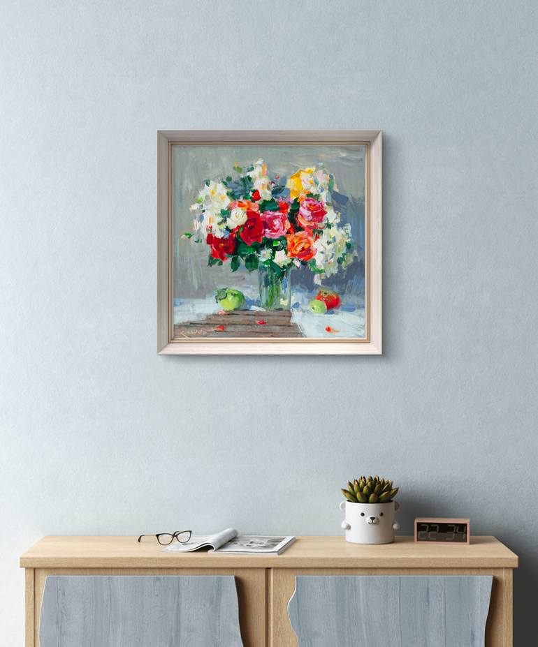 Original Expressionism Still Life Painting by Artidea Gallery