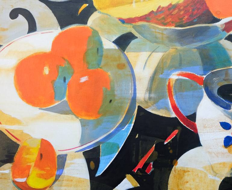 Original Abstract Expressionism Still Life Painting by Artidea Gallery