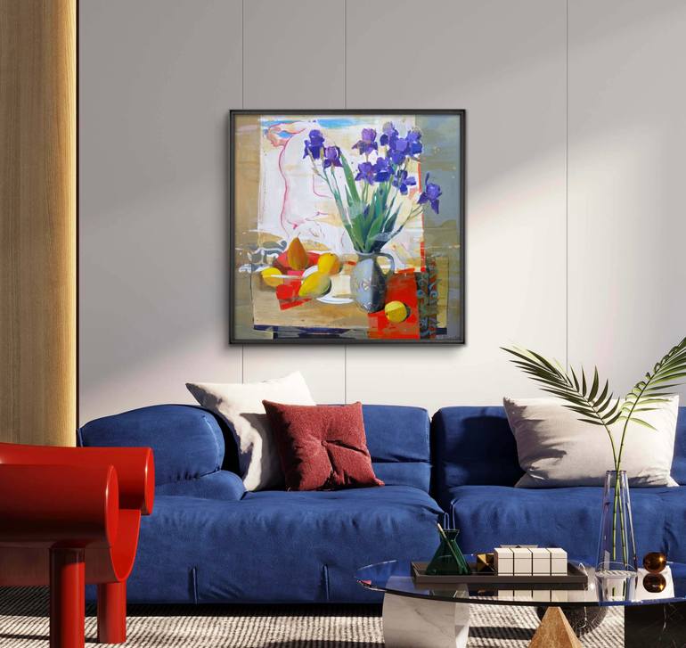 Original Abstract Expressionism Still Life Painting by Artidea Gallery