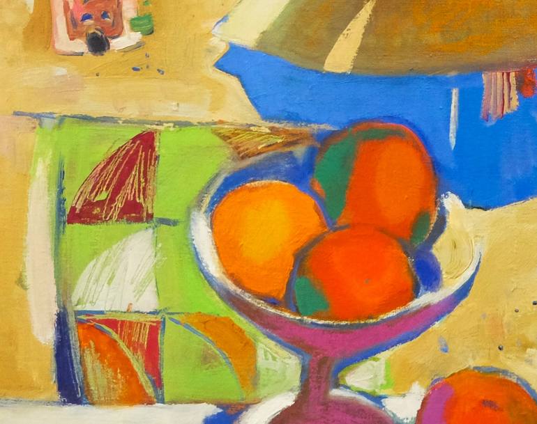Original Abstract Expressionism Beach Painting by Artidea Gallery