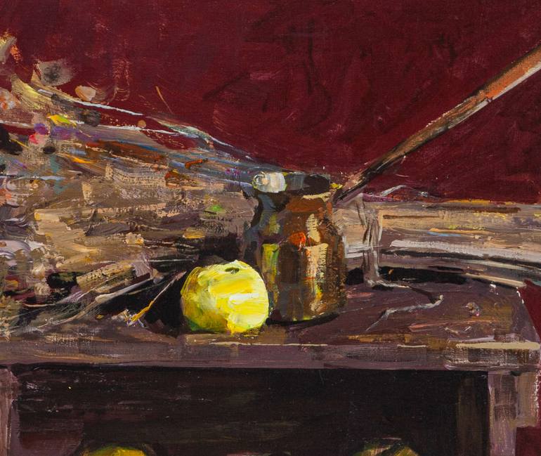 Original Impressionism Still Life Painting by Artidea Gallery