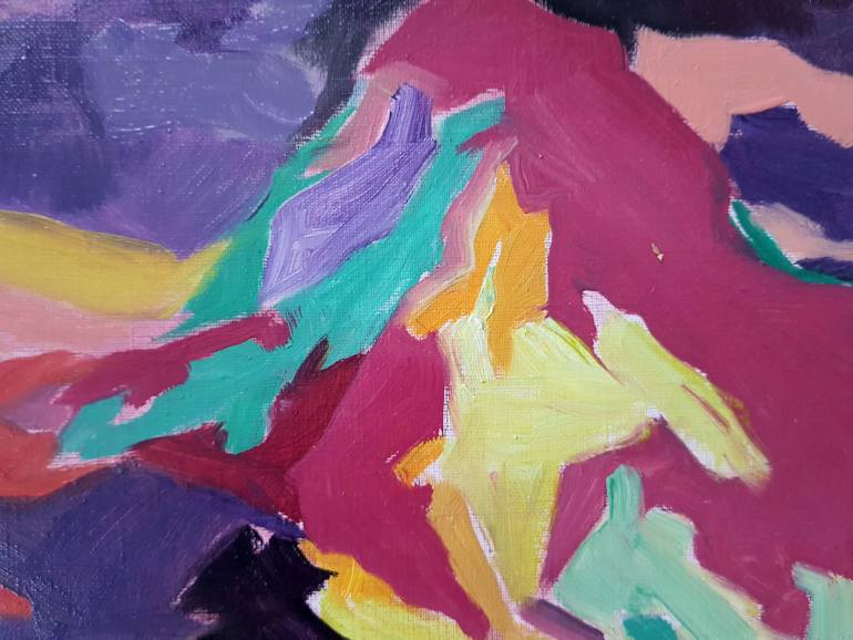 Original Abstract Expressionism Landscape Painting by Artidea Gallery