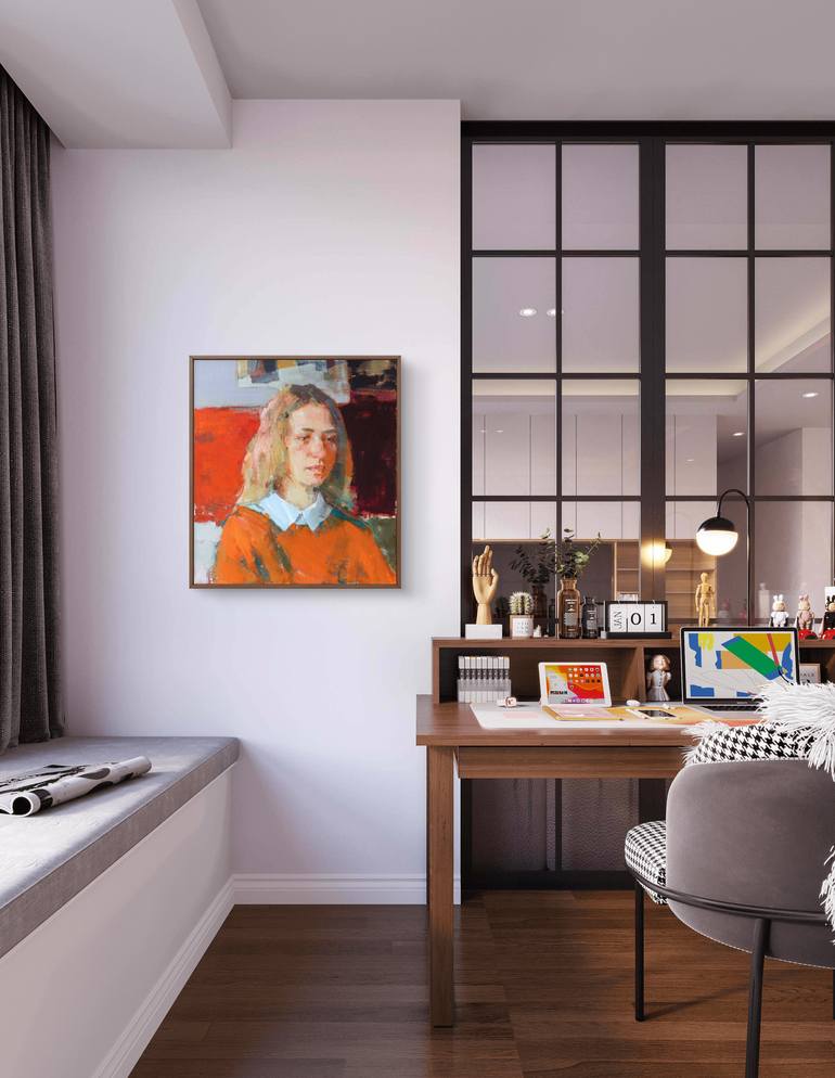 Original Figurative Women Painting by Artidea Gallery