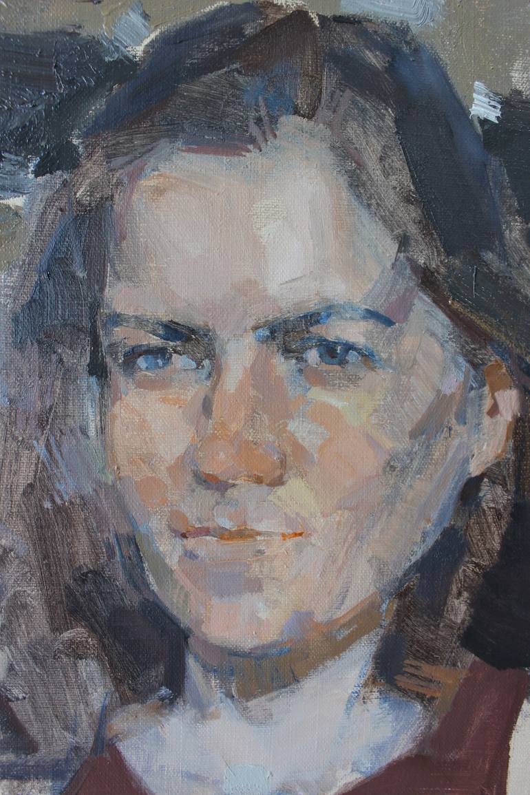 Original Impressionism Women Painting by Artidea Gallery