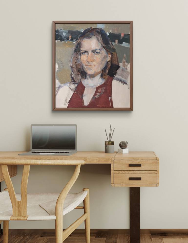 Original Impressionism Women Painting by Artidea Gallery