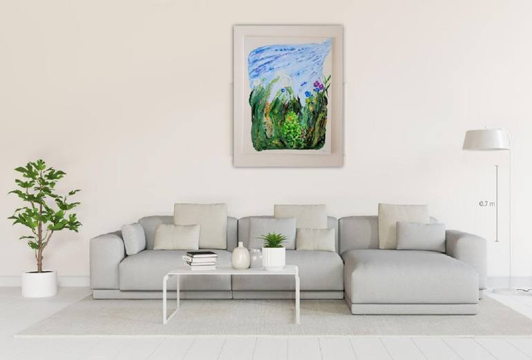 Original Abstract Landscape Painting by Tanita Sokol