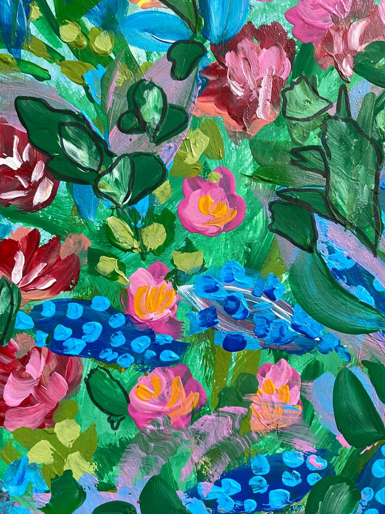 Original Abstract Expressionism Abstract Painting by Lucia Gazzi