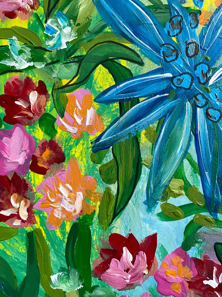 Original Abstract Expressionism Abstract Painting by Lucia Gazzi