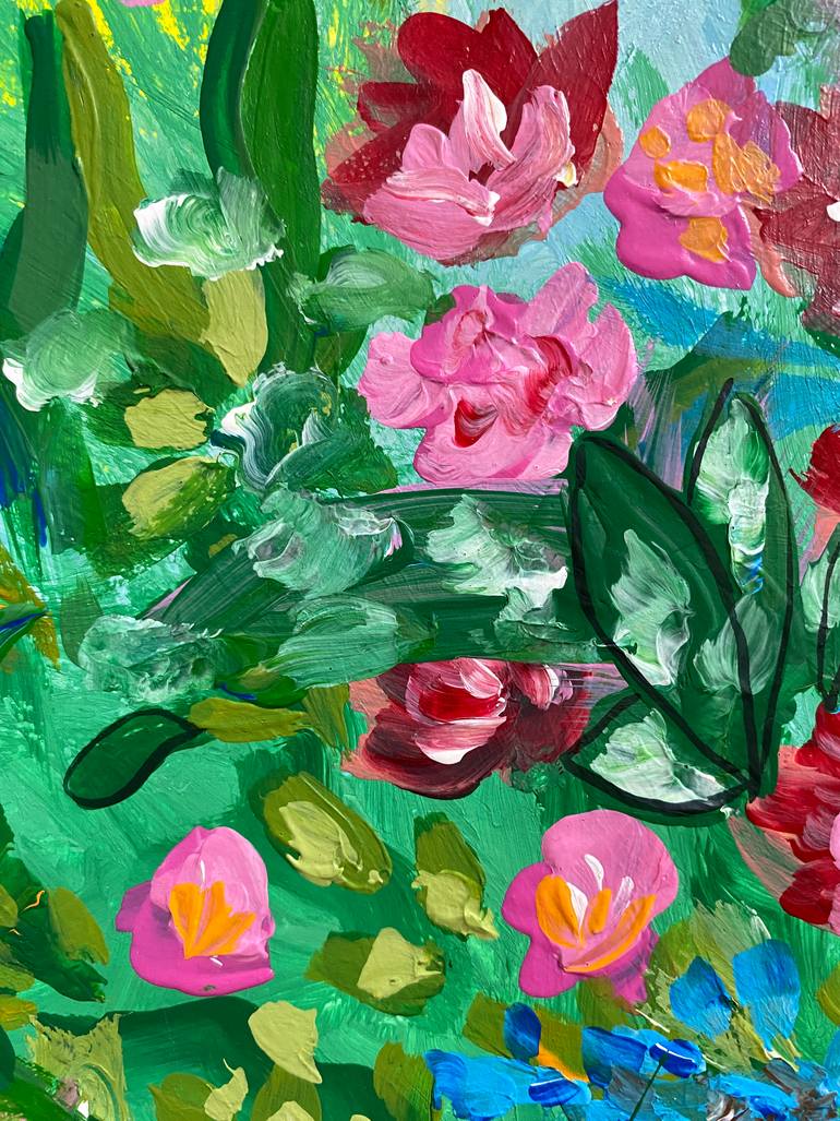 Original Abstract Expressionism Abstract Painting by Lucia Gazzi