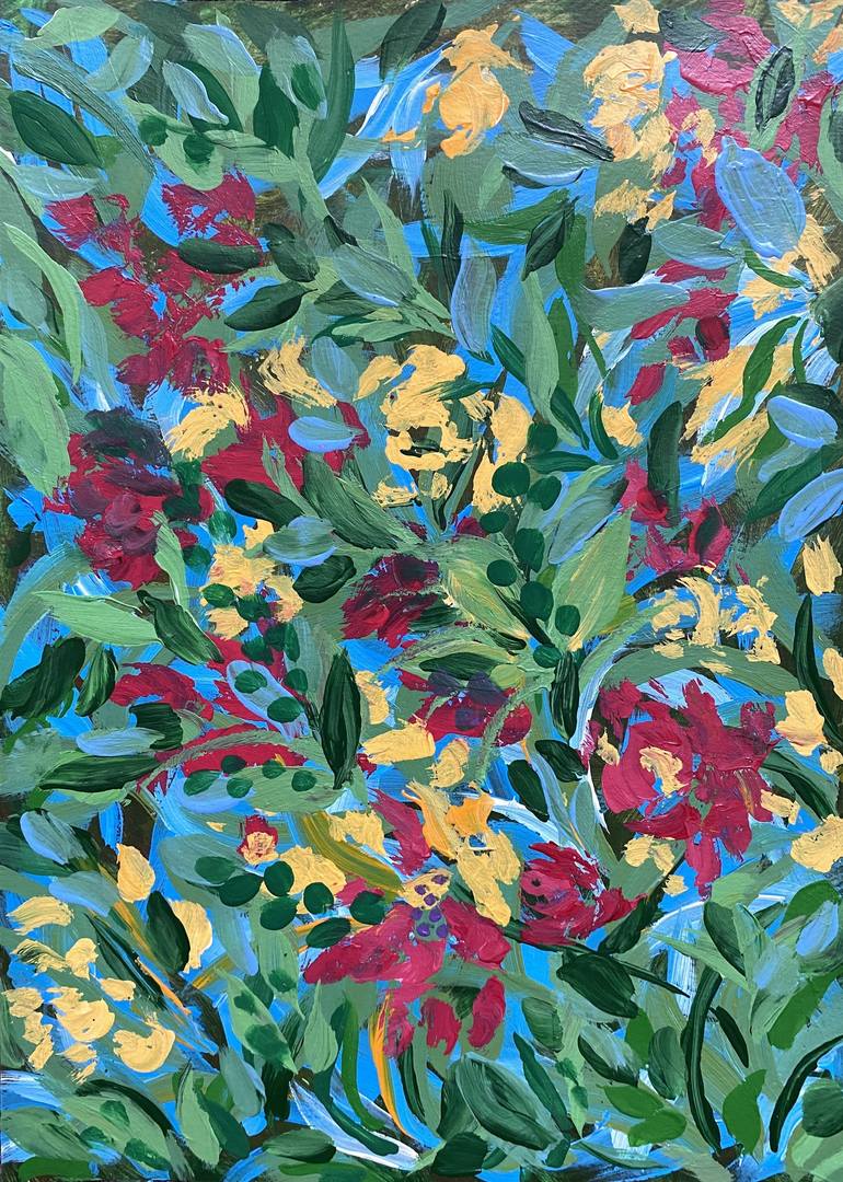 Original Abstract Expressionism Abstract Paintings by Lucia Gazzi