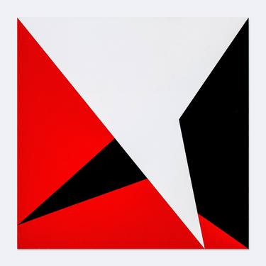 Original Minimalism Geometric Painting by Barbara Höller