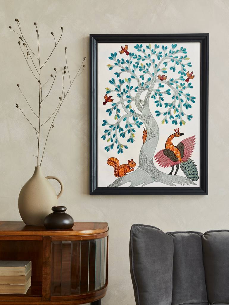 Original Contemporary Nature Painting by Rahul Shyam
