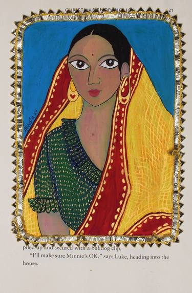 Original Abstract People Painting by Alitasha Ahamad