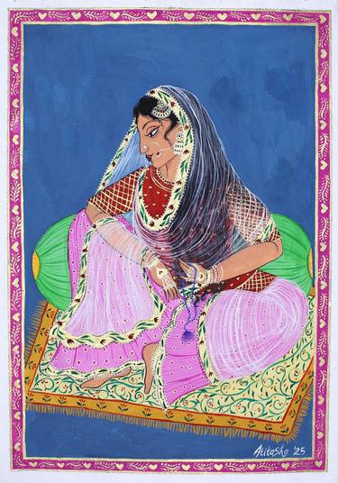 Original Abstract Women Painting by Alitasha Ahamad
