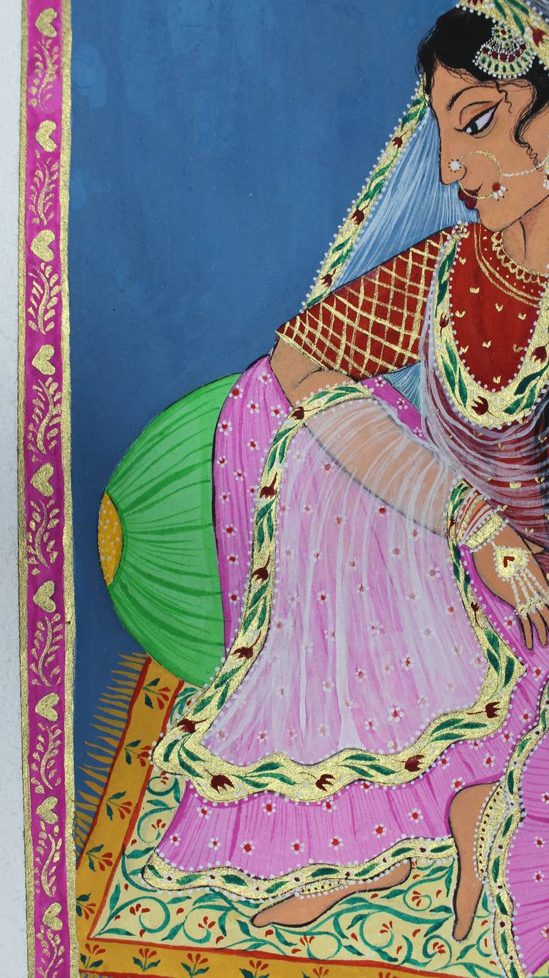 Original Abstract Women Painting by Alitasha Ahamad