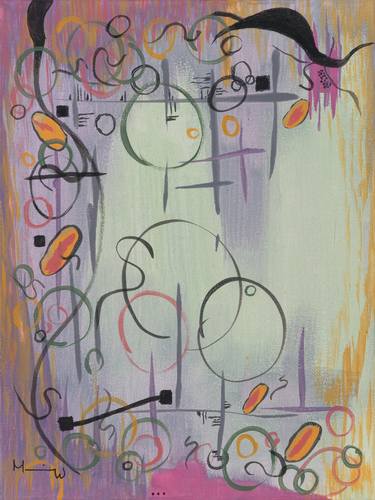 Original Abstract Music Paintings by Melanie Williams