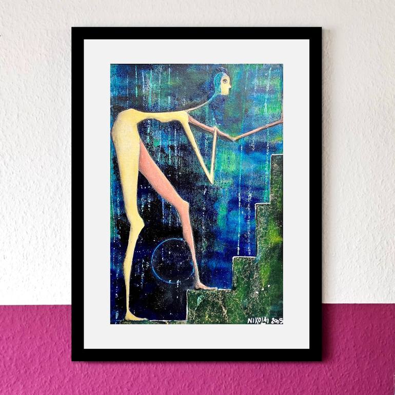 Original Contemporary Women Painting by Nikolai Everett