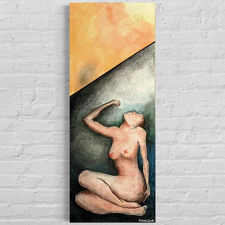 Original Contemporary Women Painting by Nikolai Everett
