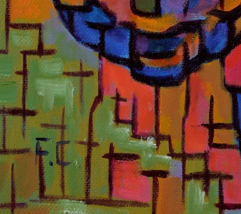Original Portraiture Men Painting by Chong Fu