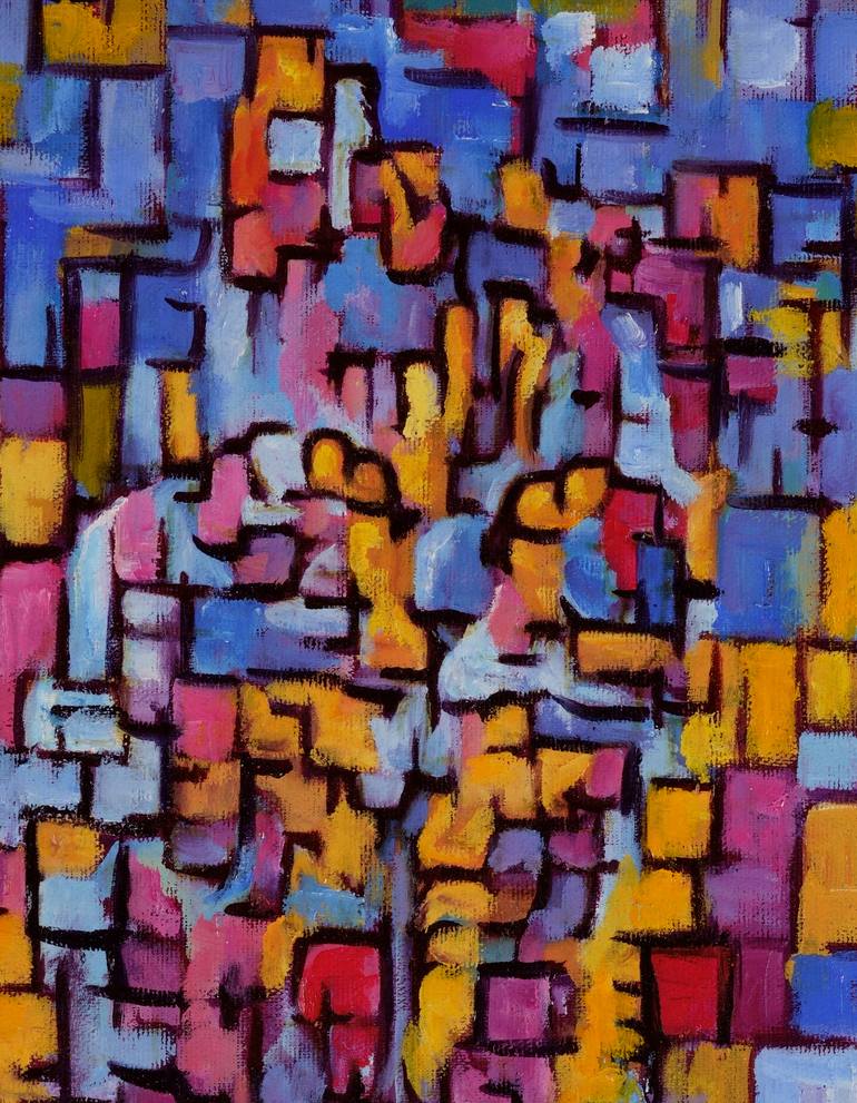 Original Expressionism Animal Painting by Chong Fu