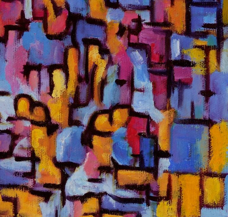 Original Expressionism Animal Painting by Chong Fu