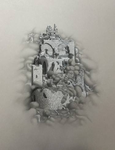 Original Realism Architecture Drawings by Amir Khoury