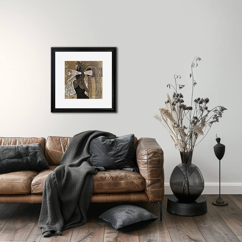 Original Abstract Women Drawing by Natalie Notyag