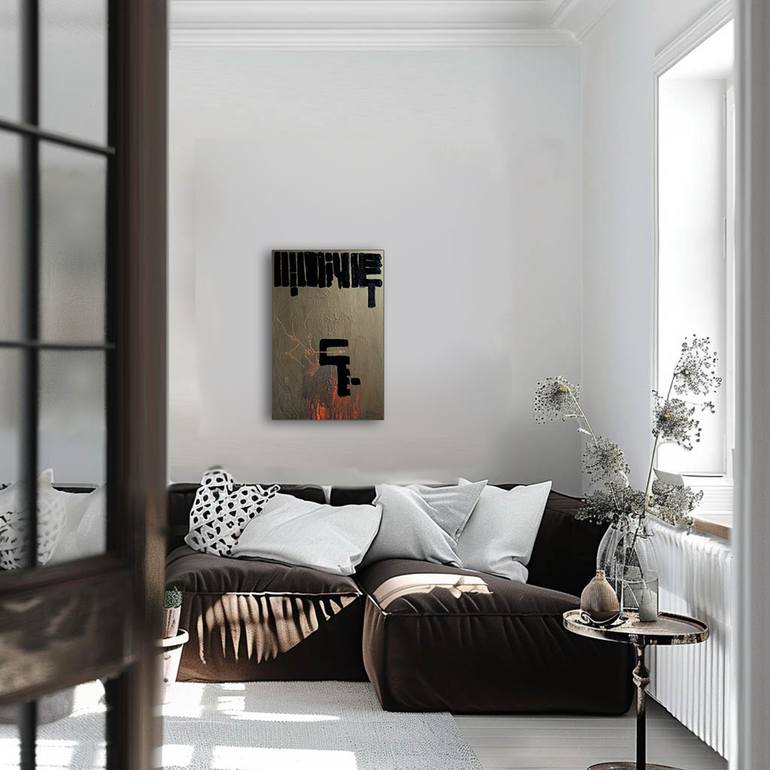 Original Conceptual Abstract Painting by Natalie Notyag
