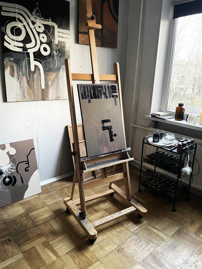 Original Conceptual Abstract Painting by Natalie Notyag