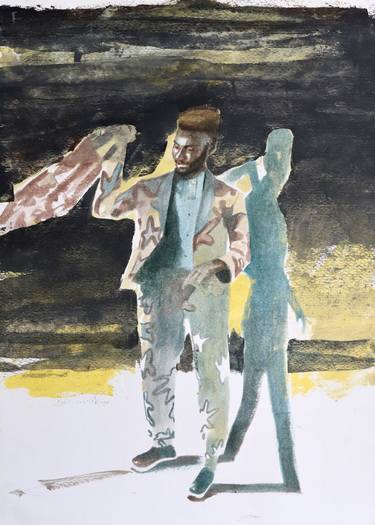 Original Expressionism Men Paintings by Ben Summers
