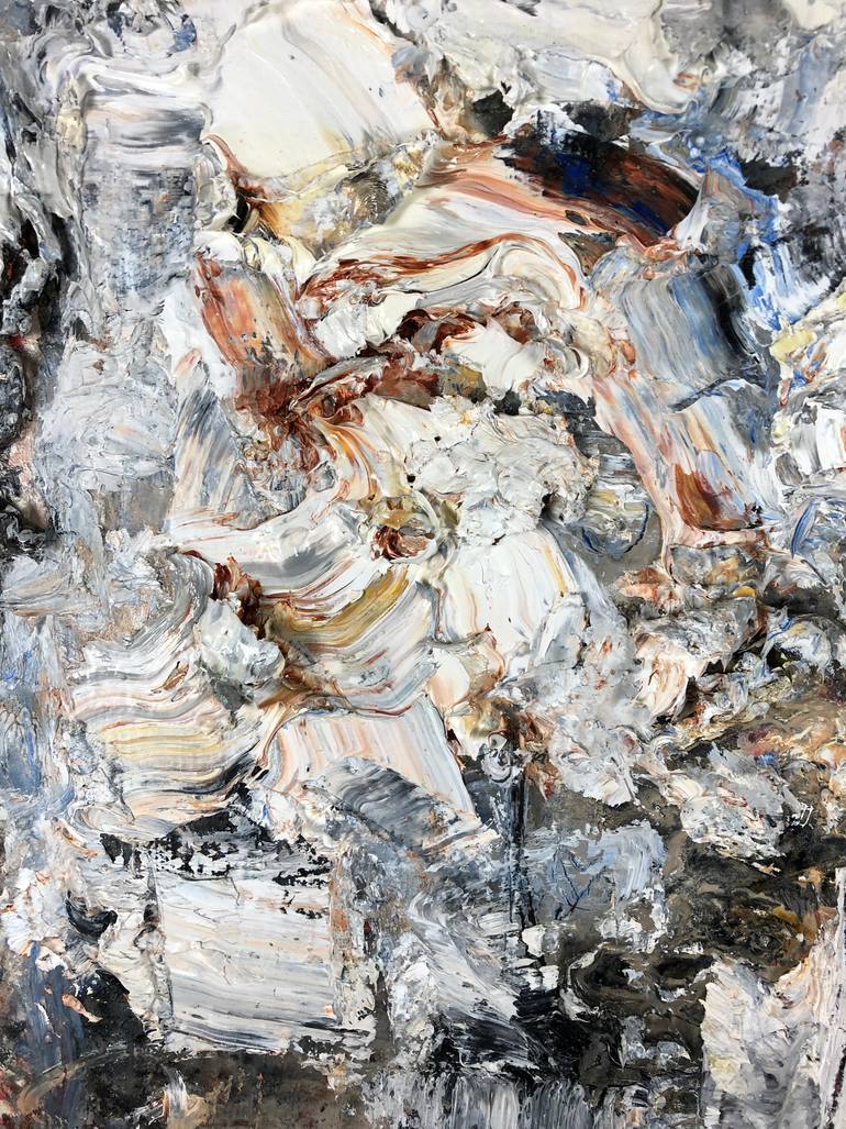 Original Abstract Expressionism Nature Painting by Peter Backhaus