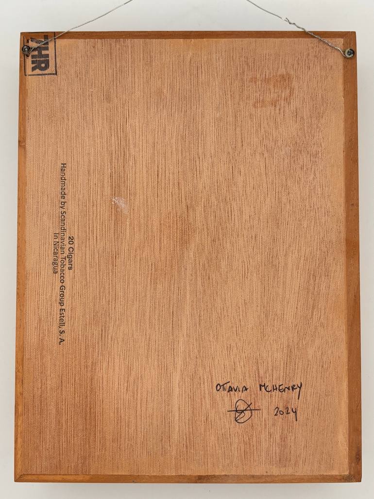 Original Abstract Animal Mixed Media by Ottavia Mchenry