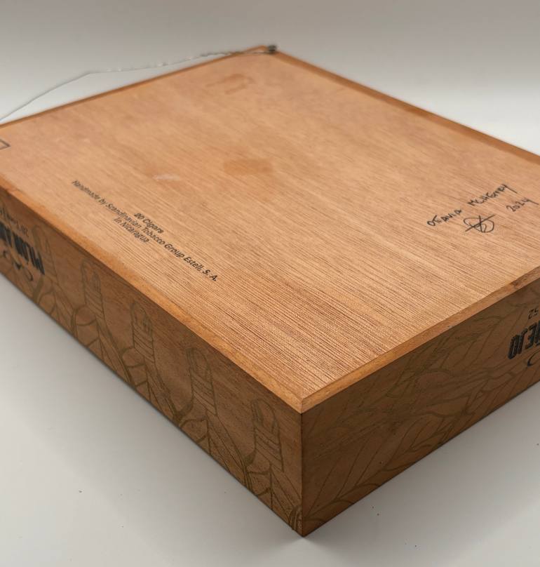 Original Abstract Animal Mixed Media by Ottavia Mchenry