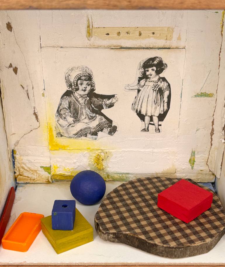 Original Contemporary Children Mixed Media by Ottavia Mchenry