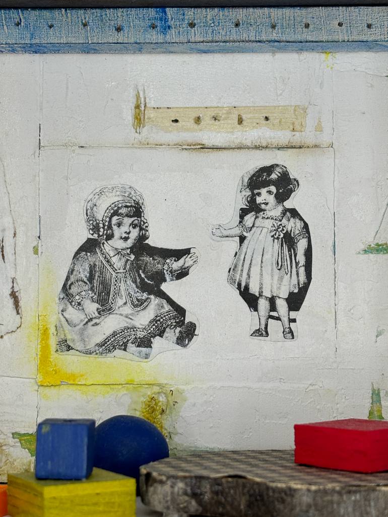 Original Contemporary Children Mixed Media by Ottavia Mchenry