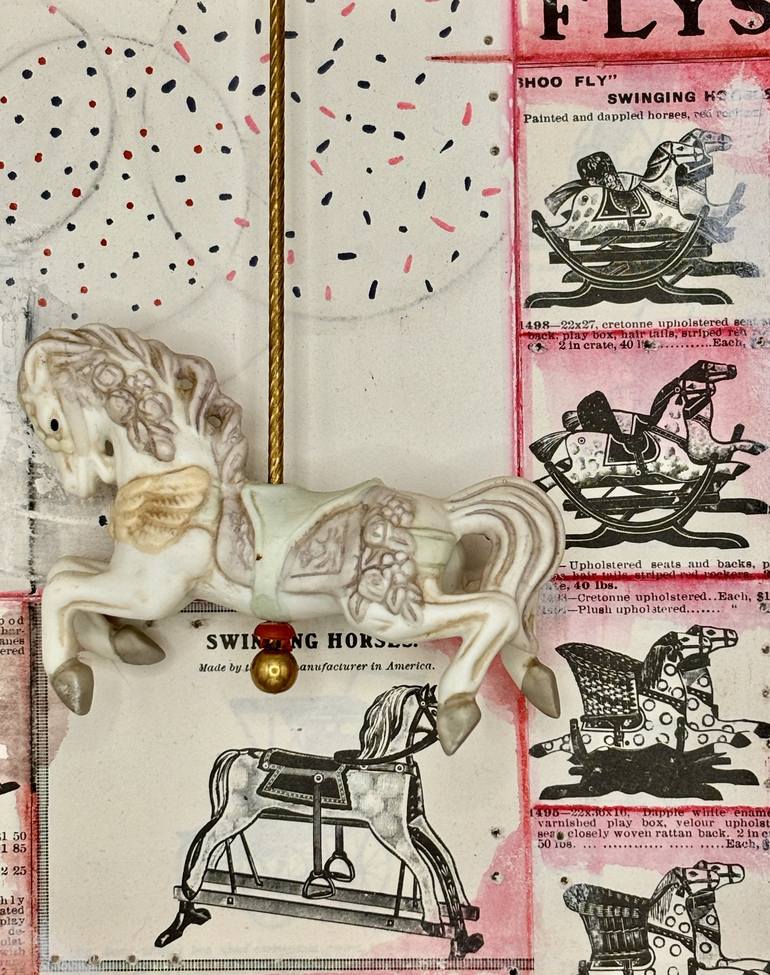 Original Baroque Horse Sculpture by Ottavia Mchenry
