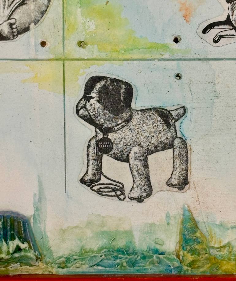 Original Abstract Children Mixed Media by Ottavia Mchenry