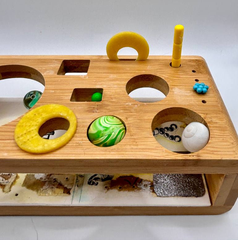 Original Abstract Animal Mixed Media by Ottavia Mchenry