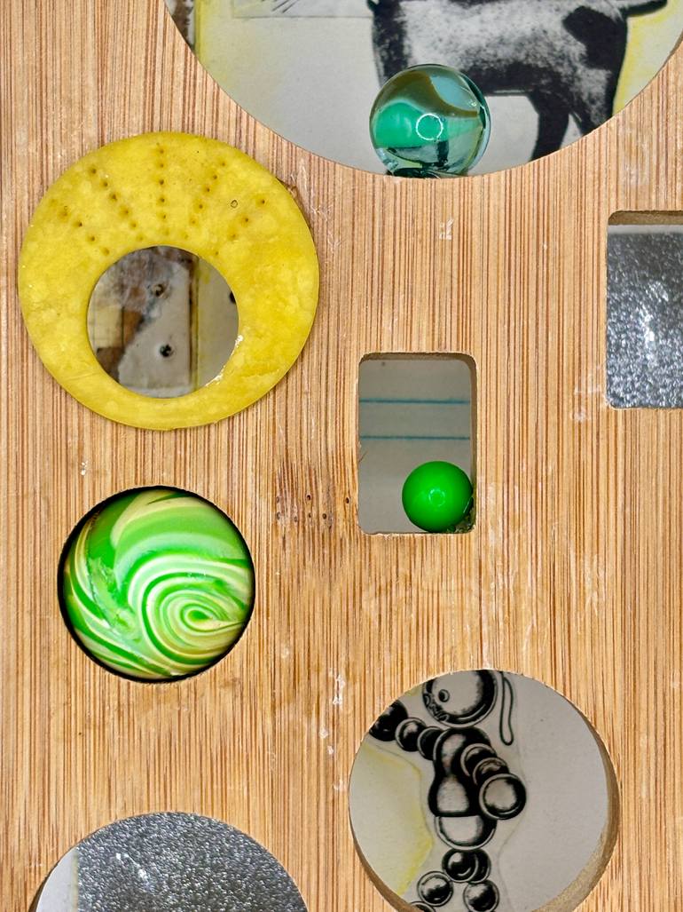 Original Abstract Animal Mixed Media by Ottavia Mchenry