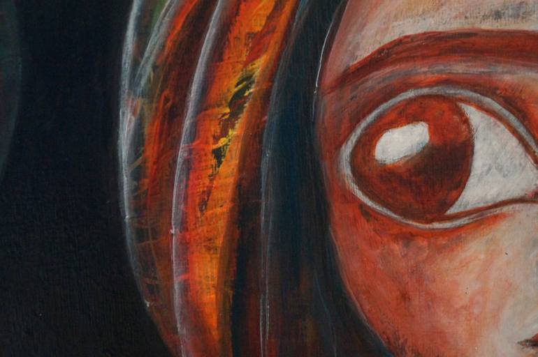 Original Conceptual Nature Painting by An Viaznikova