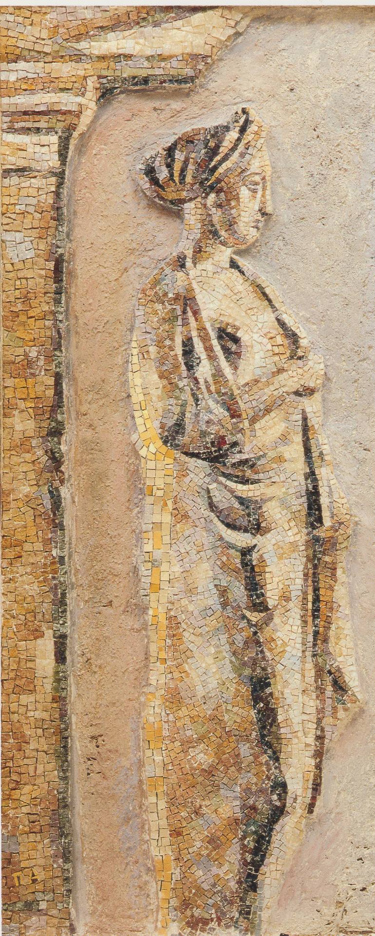 Original Classicism Classical Mythology Mixed Media by Pelagia Mosaic Art