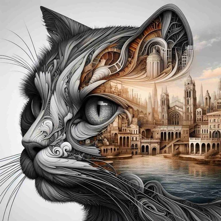 Original Artificial Intelligence Abstract Digital by Snezhana Finogenova