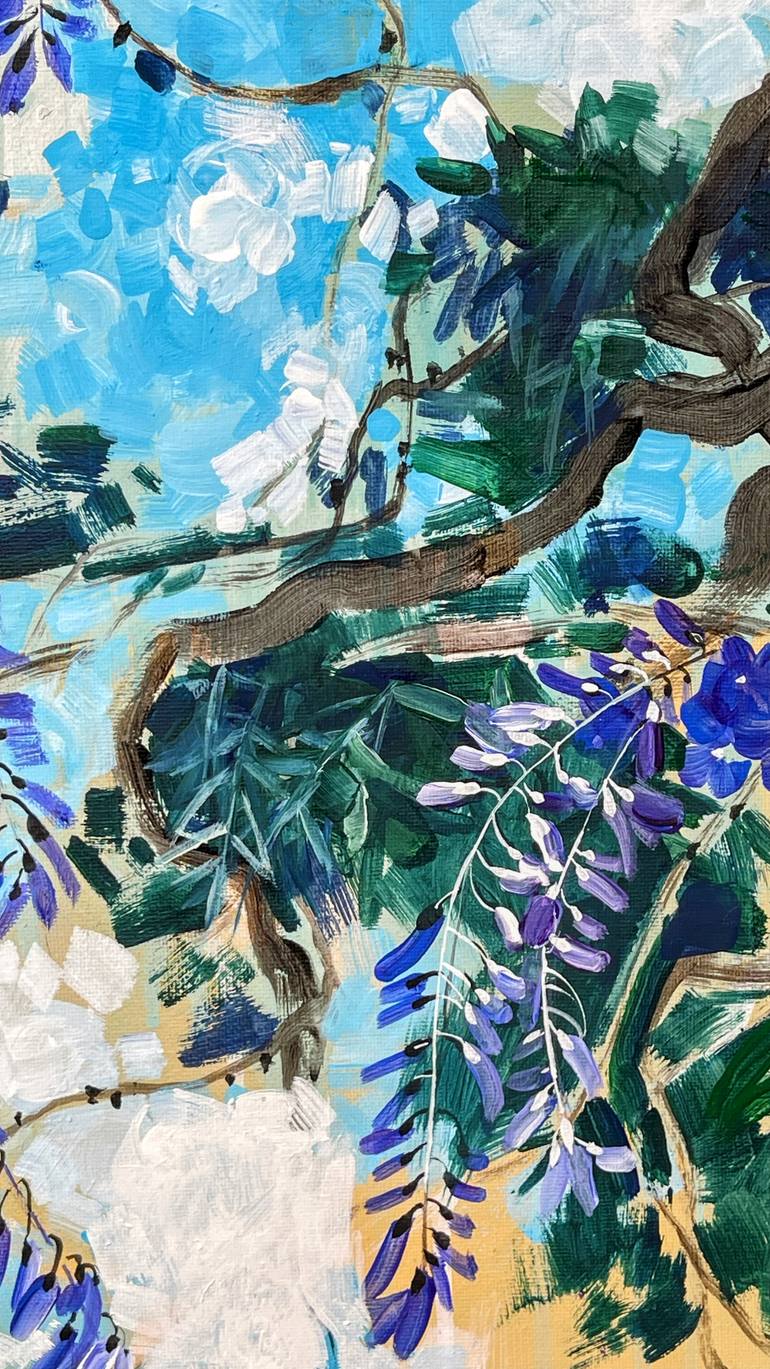 Original Art Deco Abstract Painting by Tina  Ding